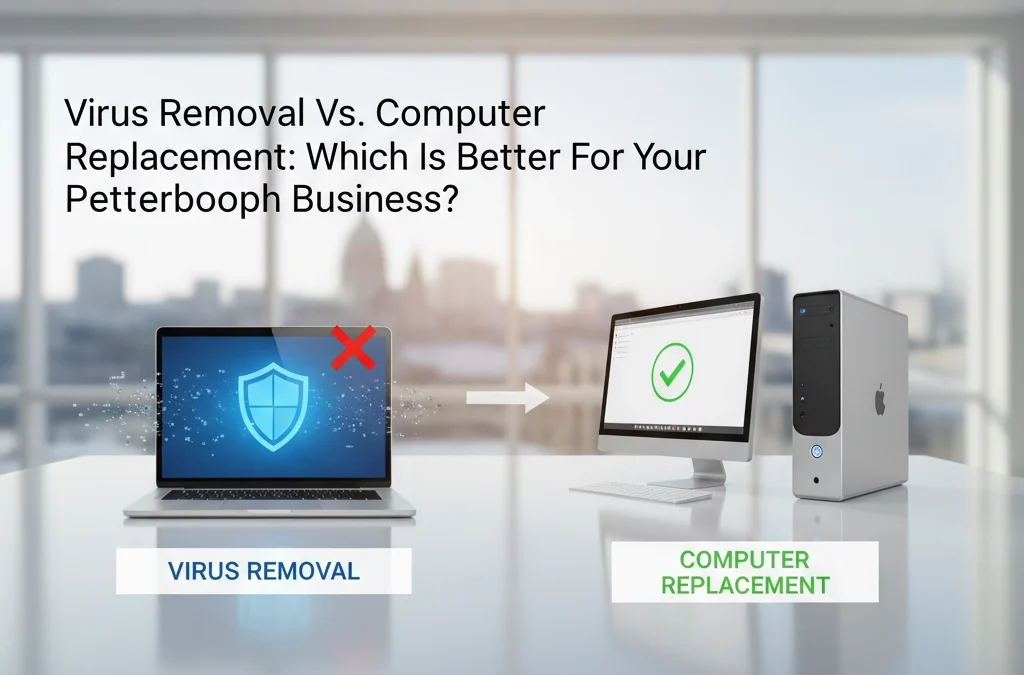 Virus Removal Vs. Computer Replacement: Which Is Better For Your Peterborough Business?