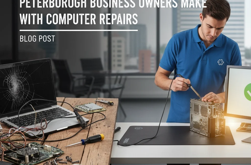 7 Mistakes Peterborough Business Owners Make with DIY Computer Repairs (And How Our Certified Techs Fix Them)
