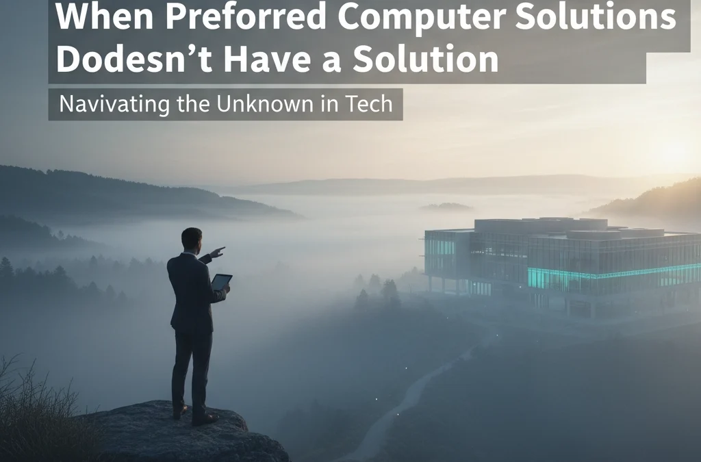 Honest Answers: What We Do When Preferred Computer Solutions Doesn't Have a Solution