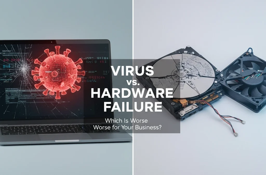 Virus vs. Hardware Failure: Which Is Worse for Your Business?